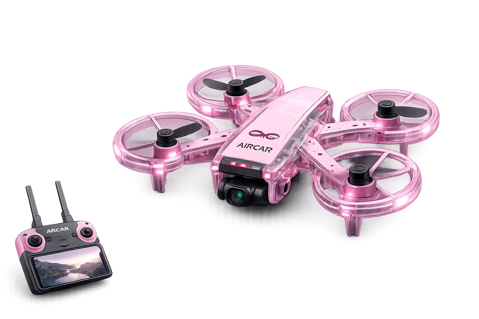 Aircar Air-Drn-0402 Drone Pink X2 160gr