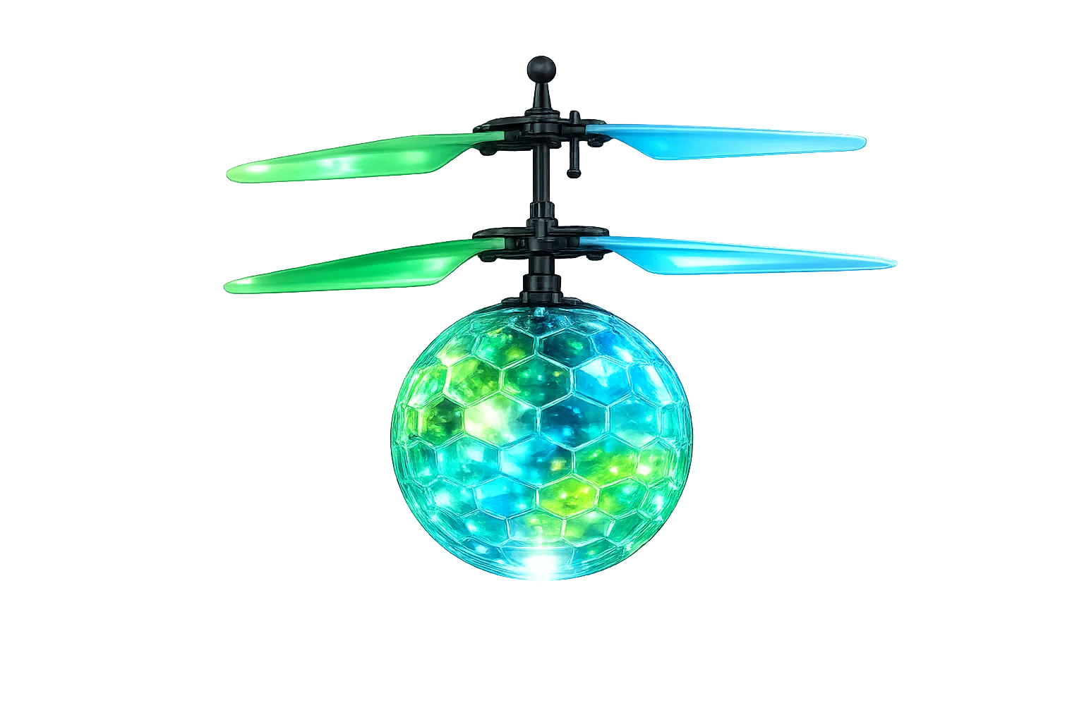 Aircar Clr-Ball-0024 Uçan ışıldak Yeşil Mavi